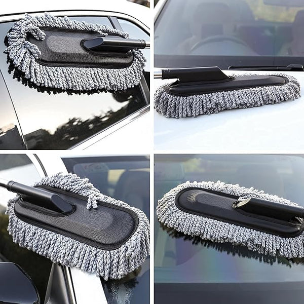 Microfiber car cleaner duster
